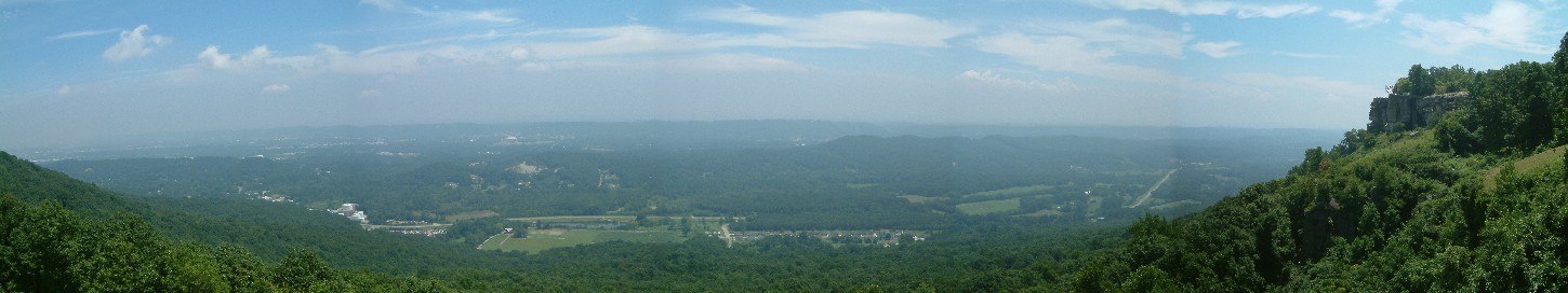 Lookout Mountain - a "stitched" view